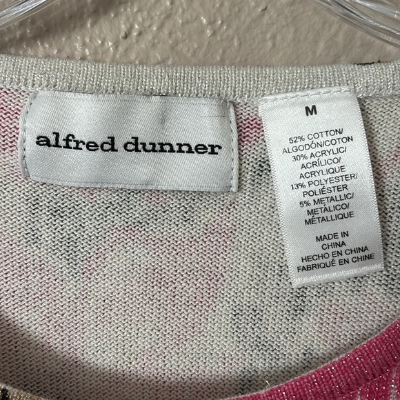 Alfred Dunner Women’s Floral Top Medium - Picture 4 of 5